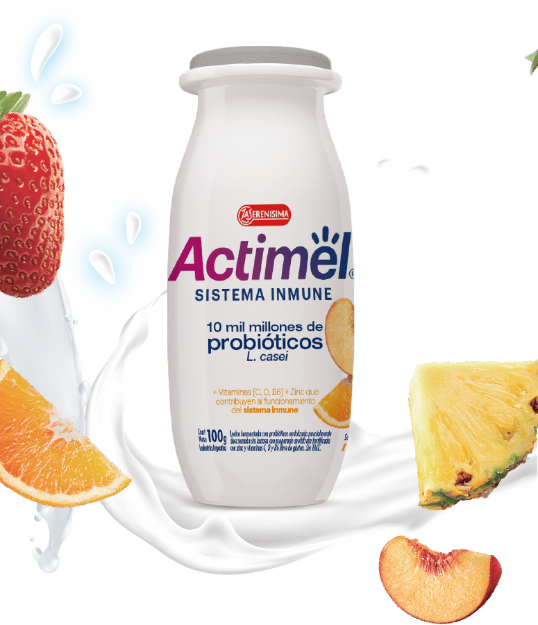 Actimel Multifruta información nutricional Actimel