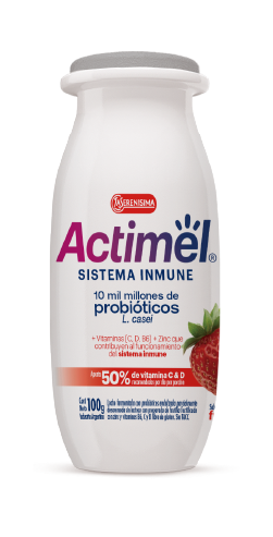 Actimel sabor frutilla 100 gramos